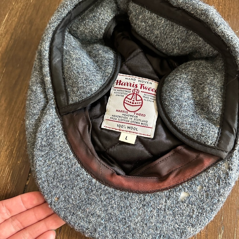 Harris Tweed wool hat - Picture 5 of 9